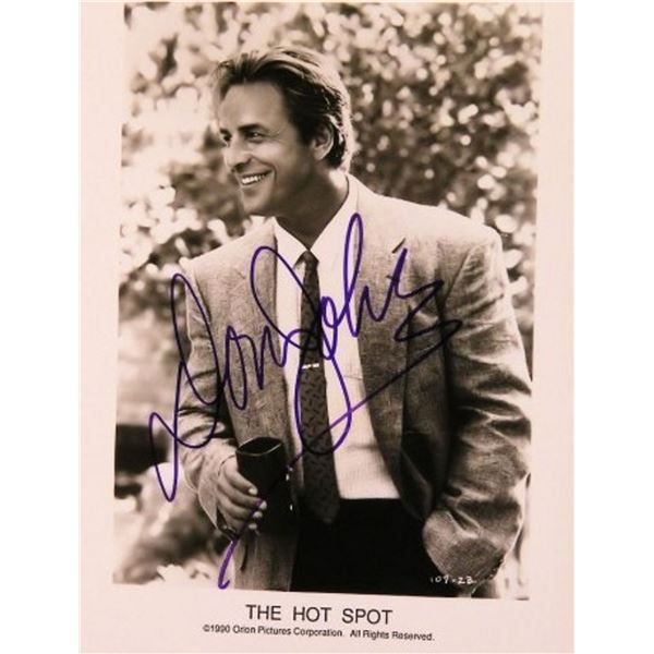 Don Johnson signed promo photo
