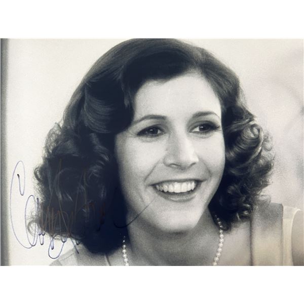 Carrie Fisher signed photo