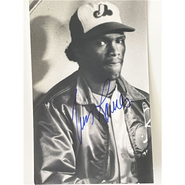 Montreal Expos Tim Raines signed photo