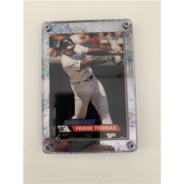 Frank Thomas Young Star Framed Baseball Card