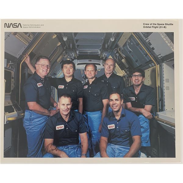 Robert Overmeyer signed photo.  Official NASA photo