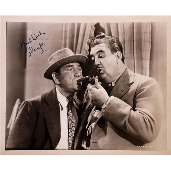 Shemp Howard signed movie still photo