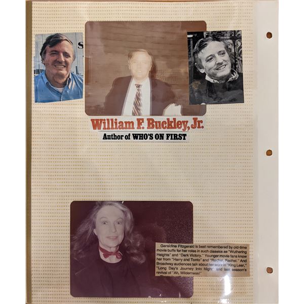 William F. Buckley Jr. Original Photo