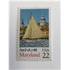 Image 1 : 1987 22c Bicentenary Statehood: Maryland Stamp