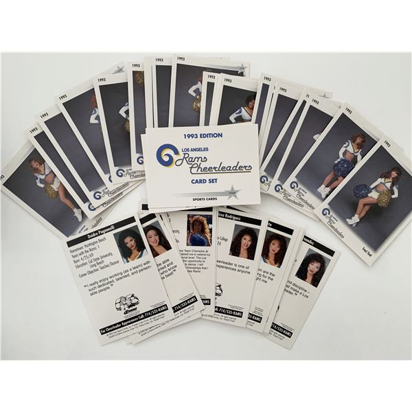 1993 Los Angeles Rams Cheerleaders Card Set