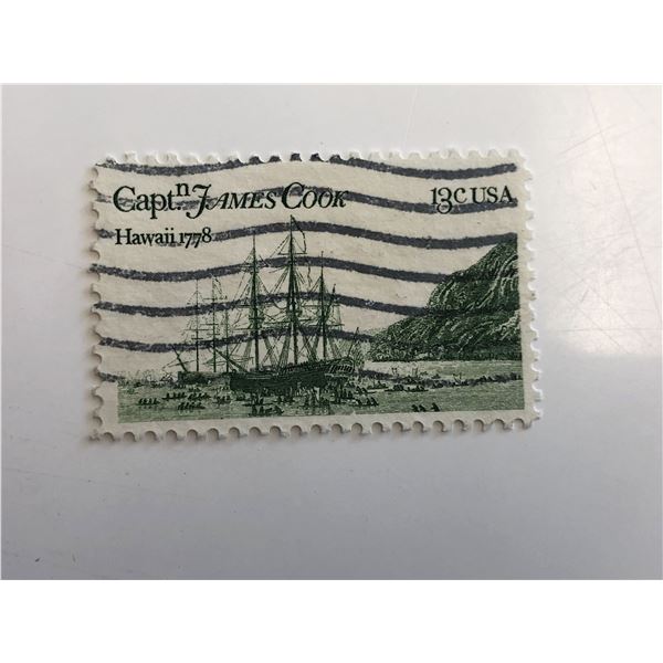 1978 13c Captain Cook Stamp