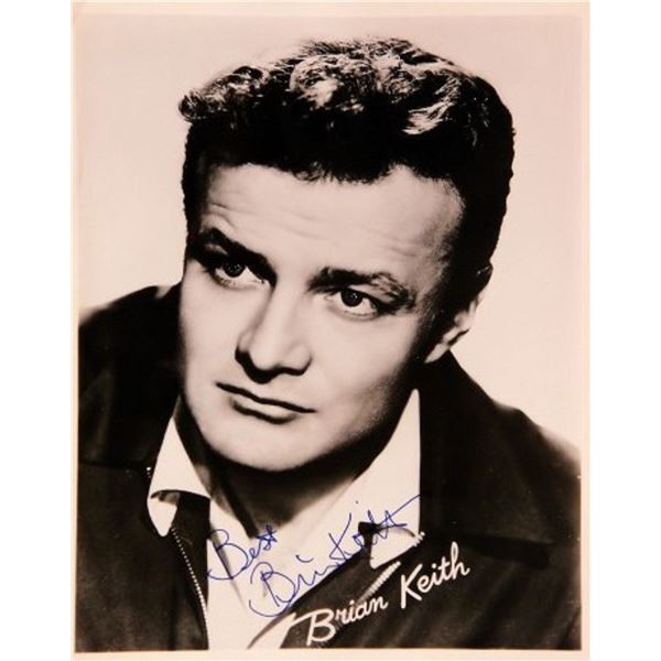 Brian Keith signed portrait photo