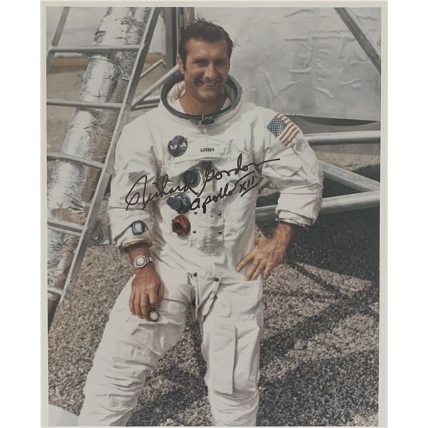 Astronaut Richard Gordon signed photo. GFA Authenticated