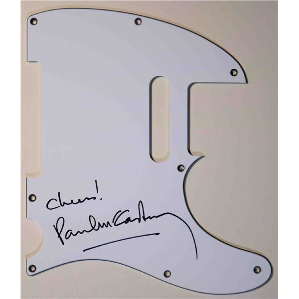 Paul McCartney signed pickguard
