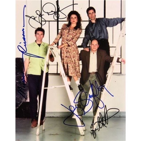 Seinfeld cast signed promo photo