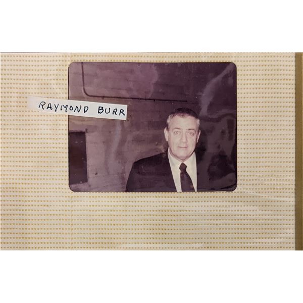 Raymond Burr Original Photo