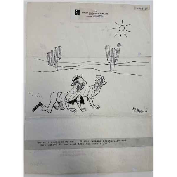 Bo Brown Original Cartoon