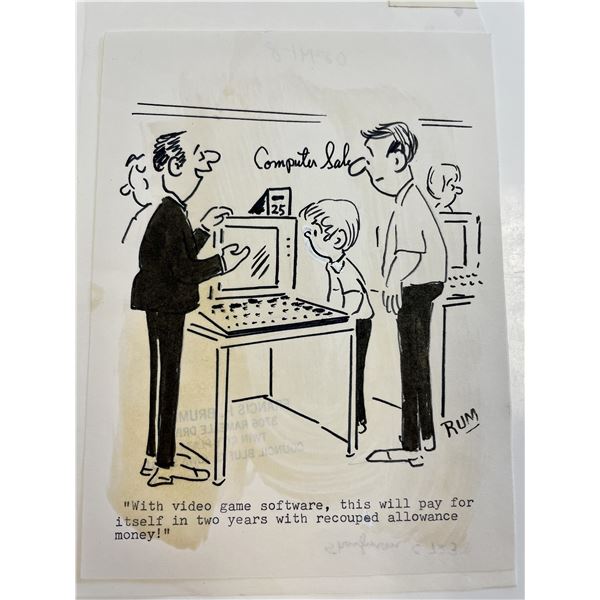 Frank Brummer Original Cartoon
