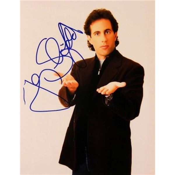 Jerry Seinfeld signed portrait photo