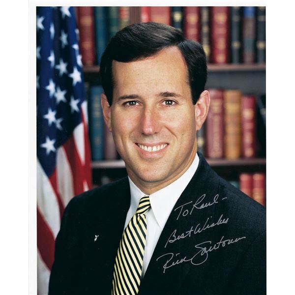 Rick Santorum signed photo