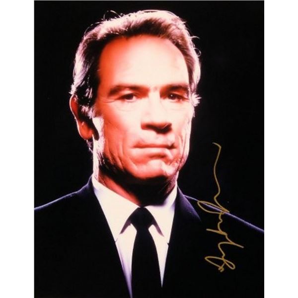 Tommy Lee Jones signed portrait photo
