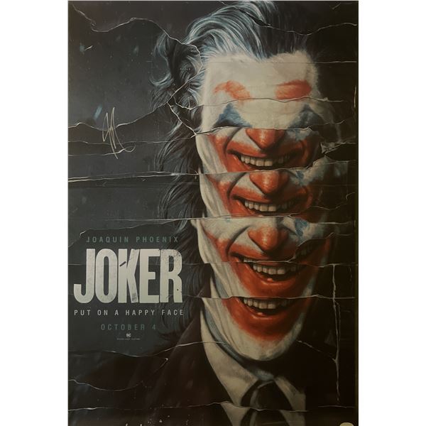 The Joker signed movie poster