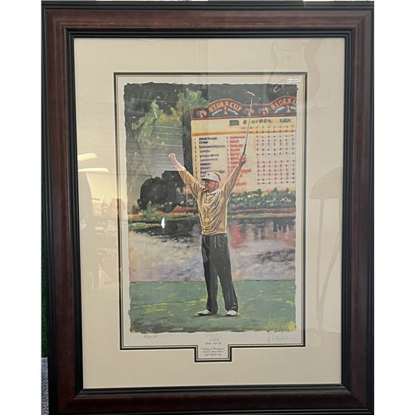 Scott Medlock/ Davis Love III signed Ryder Cup limited edition print