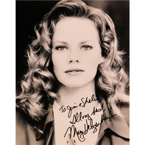 Marg Helgenberger signed portrait photo