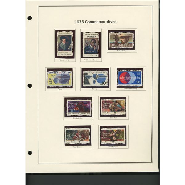 1975 United States Commemorative Stamp Set