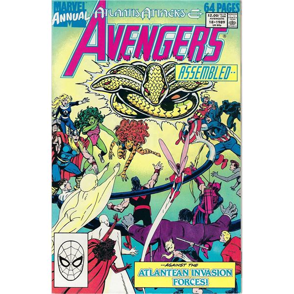 The Avengers Annual Marvel Comic Book #1 Vol.18