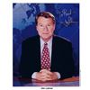 Image 1 : PBS announcer Jim Lehrer signed photo