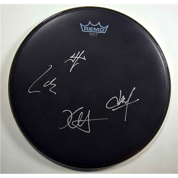 Metallica signed drum head