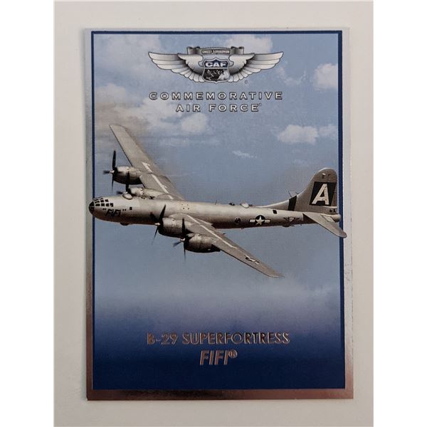 B-29 Superfortress Fifi Commemorative Air Force Card