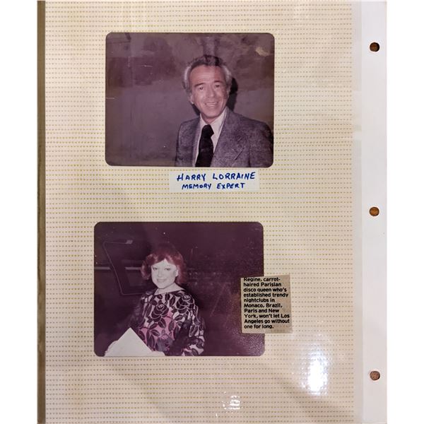 Harry Lorayne Original Photo