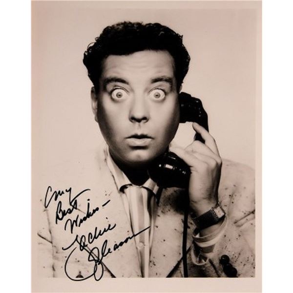 Jackie Gleason signed portrait photo