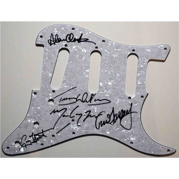 Dire Straits signed pickguard