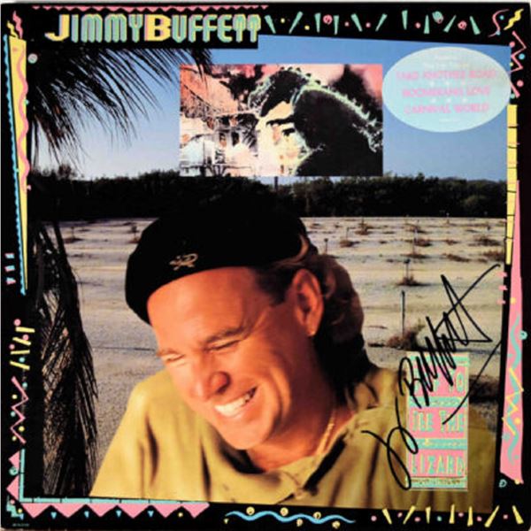 Jimmy Buffett Off To See The Lizard signed album