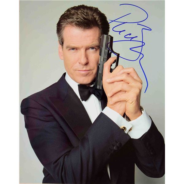 Pierce Brosnan signed photo