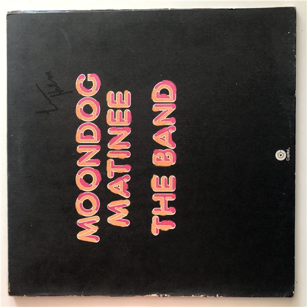 The Band Moondog Matinee Levon Helm signed album