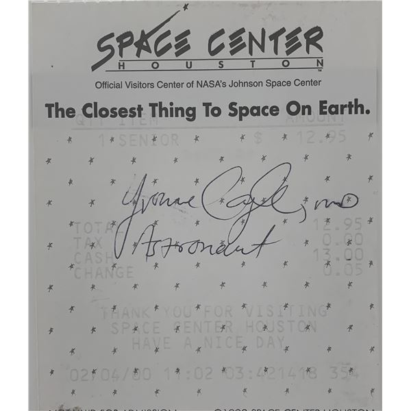 NASA Yvonne Craig signed ticket