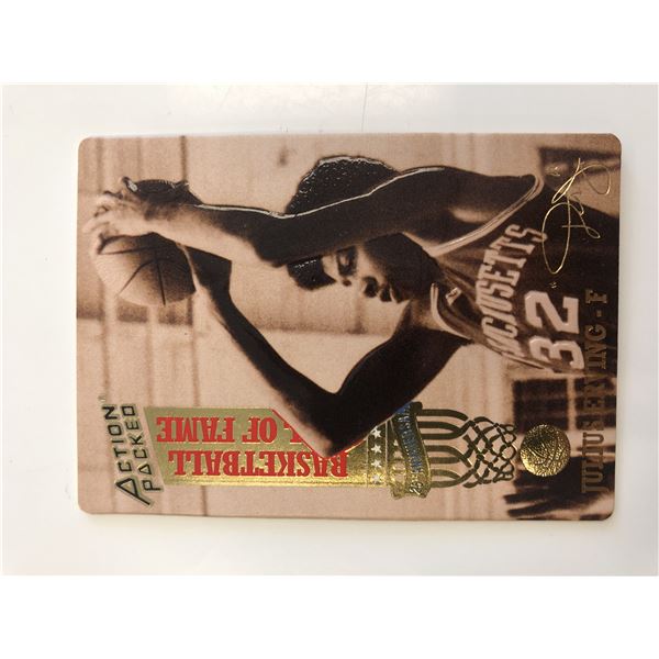 Julius Erving Hall of Fame Basketball Card 25th Anniversary