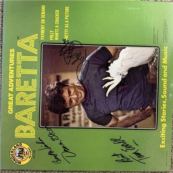 Baretta Great Adventures signed album. GFA Authenticated