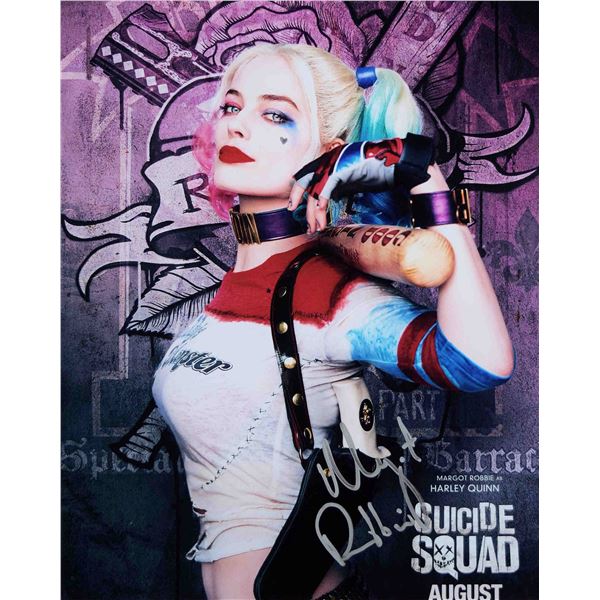Margot Robbie signed photo