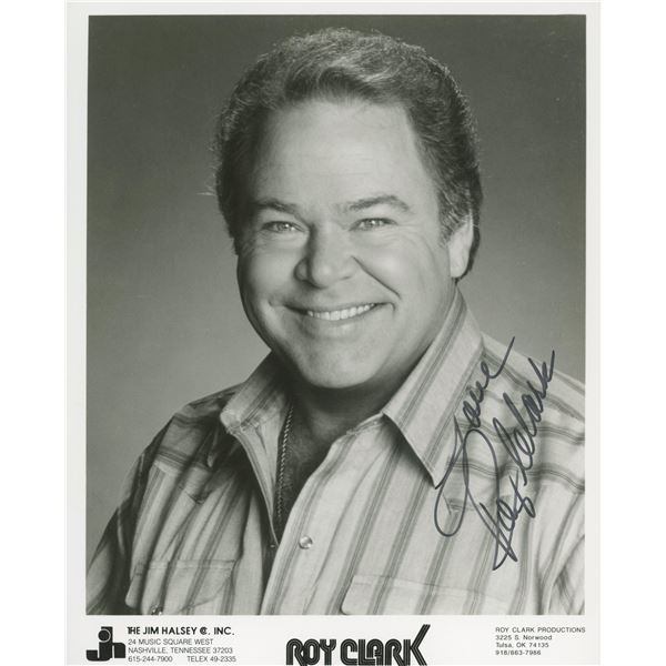 Roy Clark signed HeHaw photo