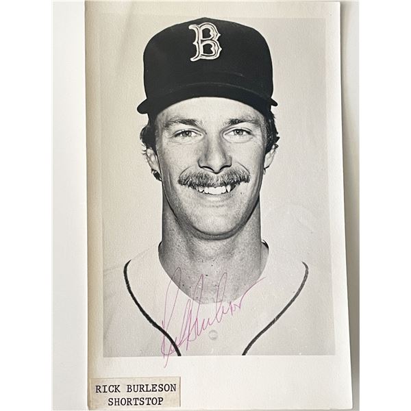 Boston Red Sox Rick Burleson signed photo