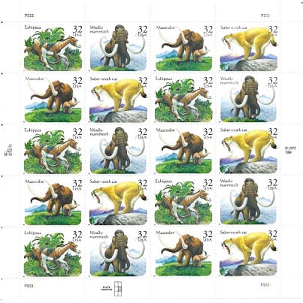 Prehistoric Animals Stamps