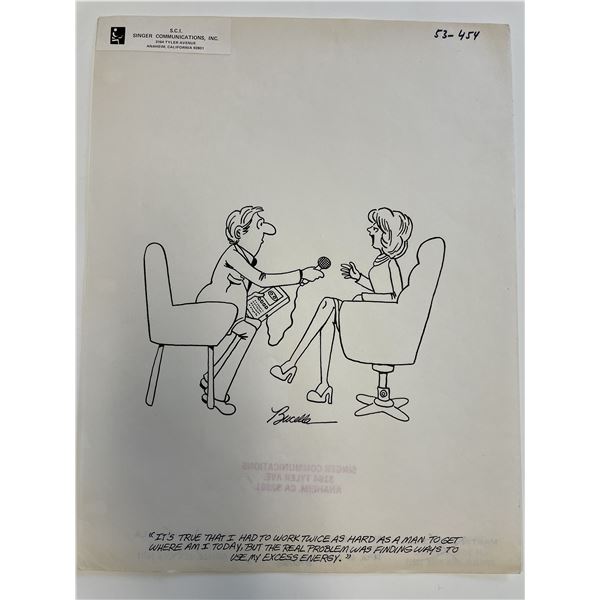 Marty Bucella Original Cartoon