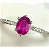 Image 2 : SILVER RUBY 1CT RING