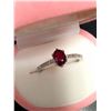 Image 3 : SILVER RUBY 1CT RING