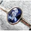 Image 1 : SILVER TANZANITE 0.4CT RING