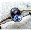 Image 2 : SILVER TANZANITE 0.4CT RING