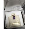 Image 3 : 10K YELLOW GOLD AMETHYST 0.7CT PENDANT