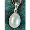 Image 2 : SILVER GENUINE CULTURE PEARL PENDANT
