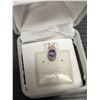 Image 3 : SILVER AMETHYST 6X4MM PENDANT, MADE IN CANADA