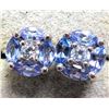 Image 2 : SILVER TANZANITE 0.5CT EARRINGS
